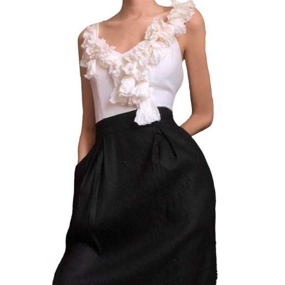 🚨4/$10🚨Bebe Floral Appliqué Sheath Dress - Picture 1 of 10